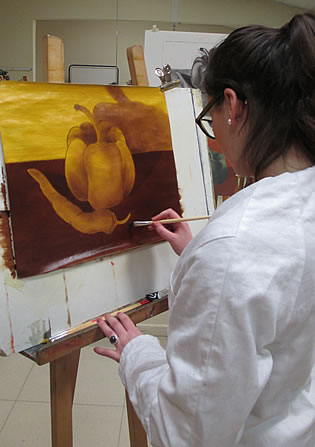 cours peinture à l'huile Cergy, cours peinture val d'oise, cours dessin 95