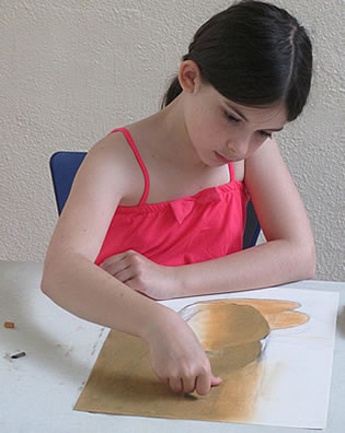 cours peinture enfant Val d'Oise, cour dessin enfant 95